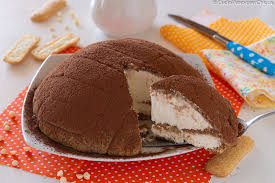 Zuccotto di ricotta e cioccolato