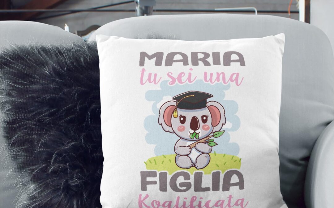 Cuscino per bebé personalizzato per un Natale da favola
