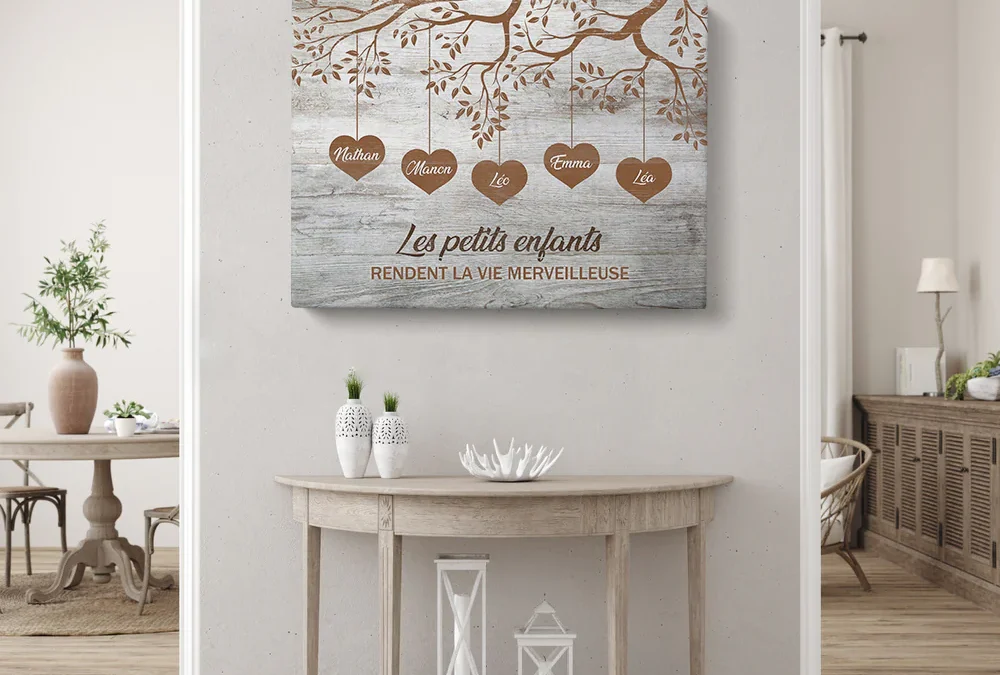 Quadro fotografico personalizzato per esaltare il Natale in famiglia