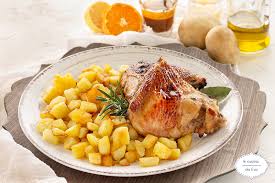 Pollo Arrosto al Miele e Arancia