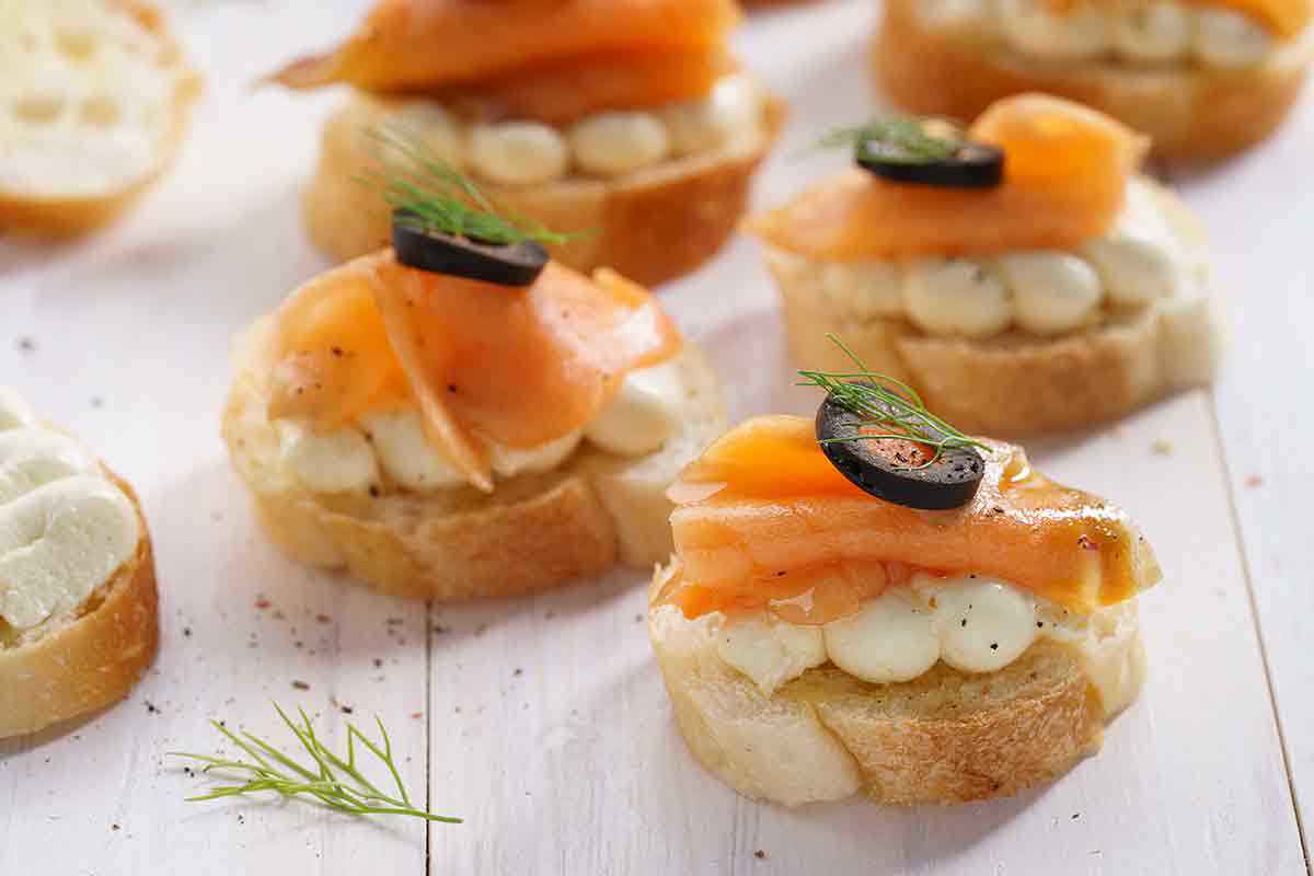 Tartine al Salmone, Mascarpone e Limone