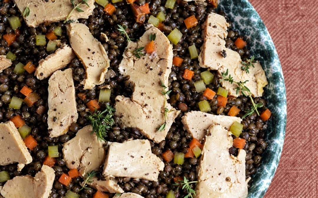 San Silvestro: insalata tiepida di lenticchie e foie gras